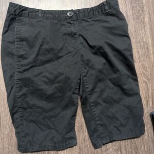 LOFT Black Women's Bermuda Shorts